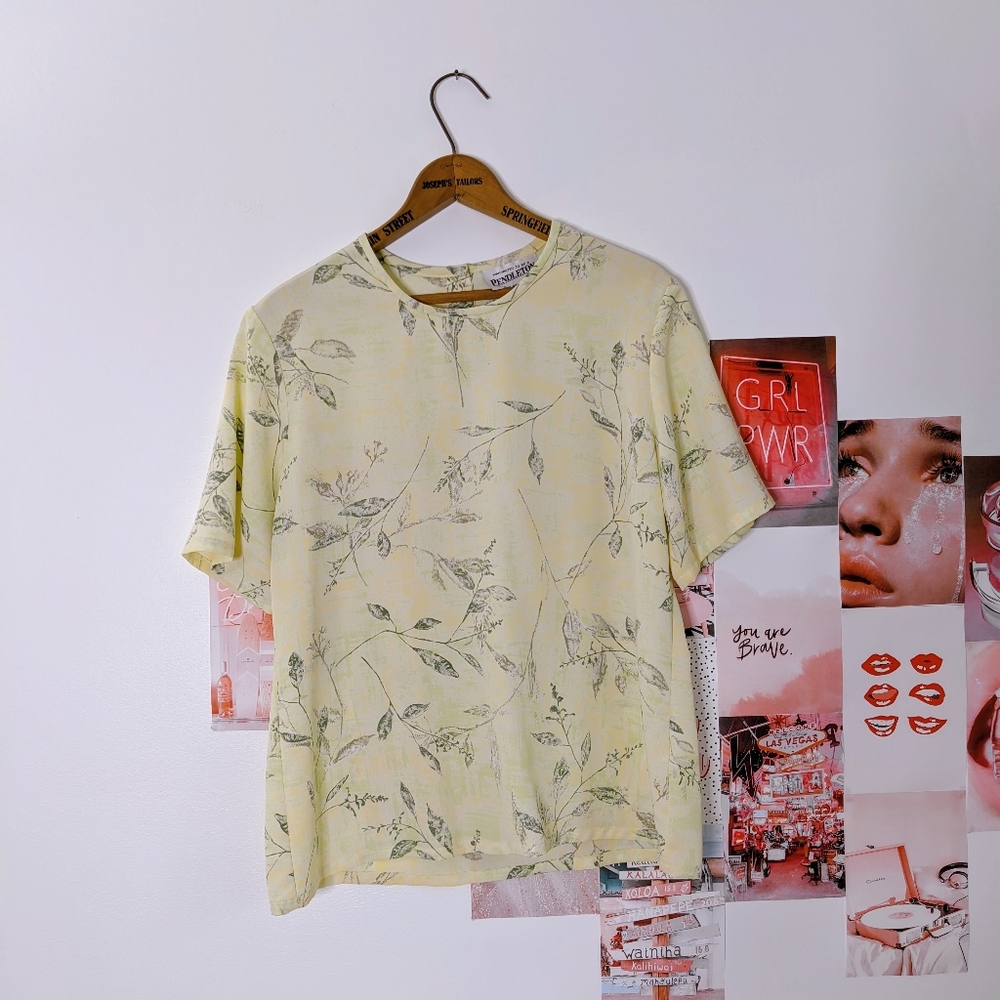 PENDLETON Blouse Short Sleeve Size 10